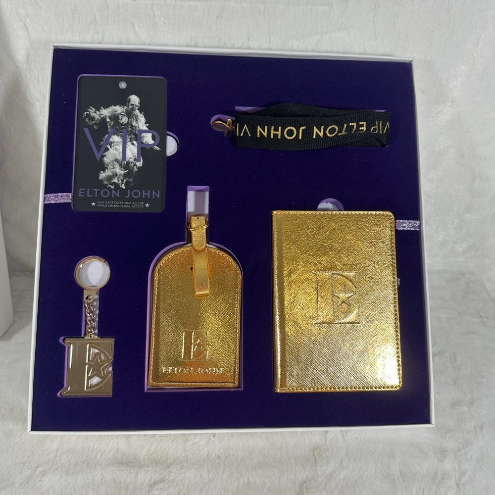 Elton John Farewell Tour VIP Merchandise New 5pc box set E Star Box